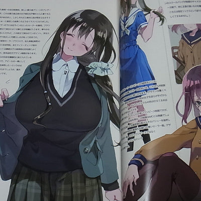 Kanmuritokage Saki & Japanese School Uniform Fan Art Book 05 complete version 