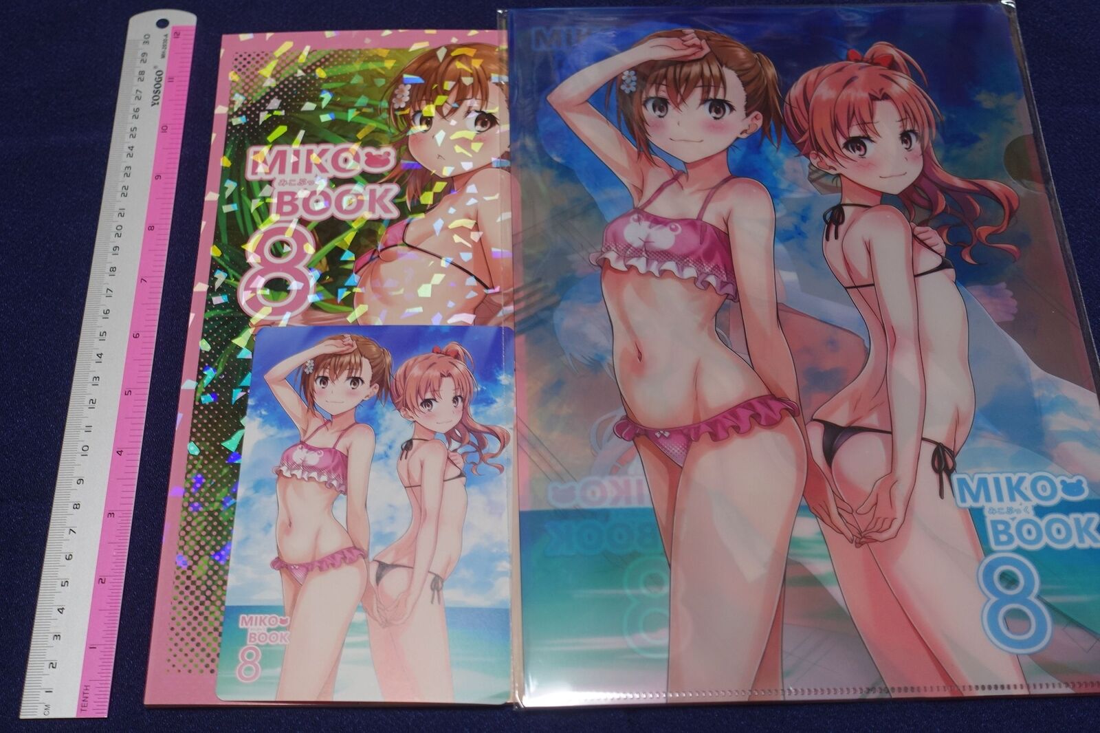Isshi Puma A Certain Scientific Railgun Mikoto Misaka Fan Art Book 8 & Goods Set 