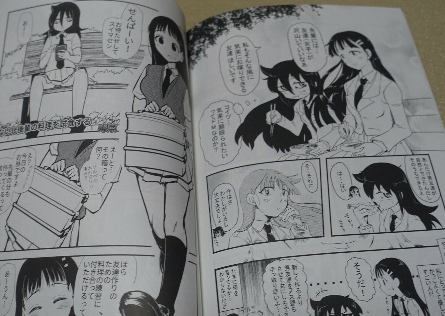 Syokumotsu Rensa Watamote Motoko & Shizuku Fan Doujinshi Comic Drop in Love 