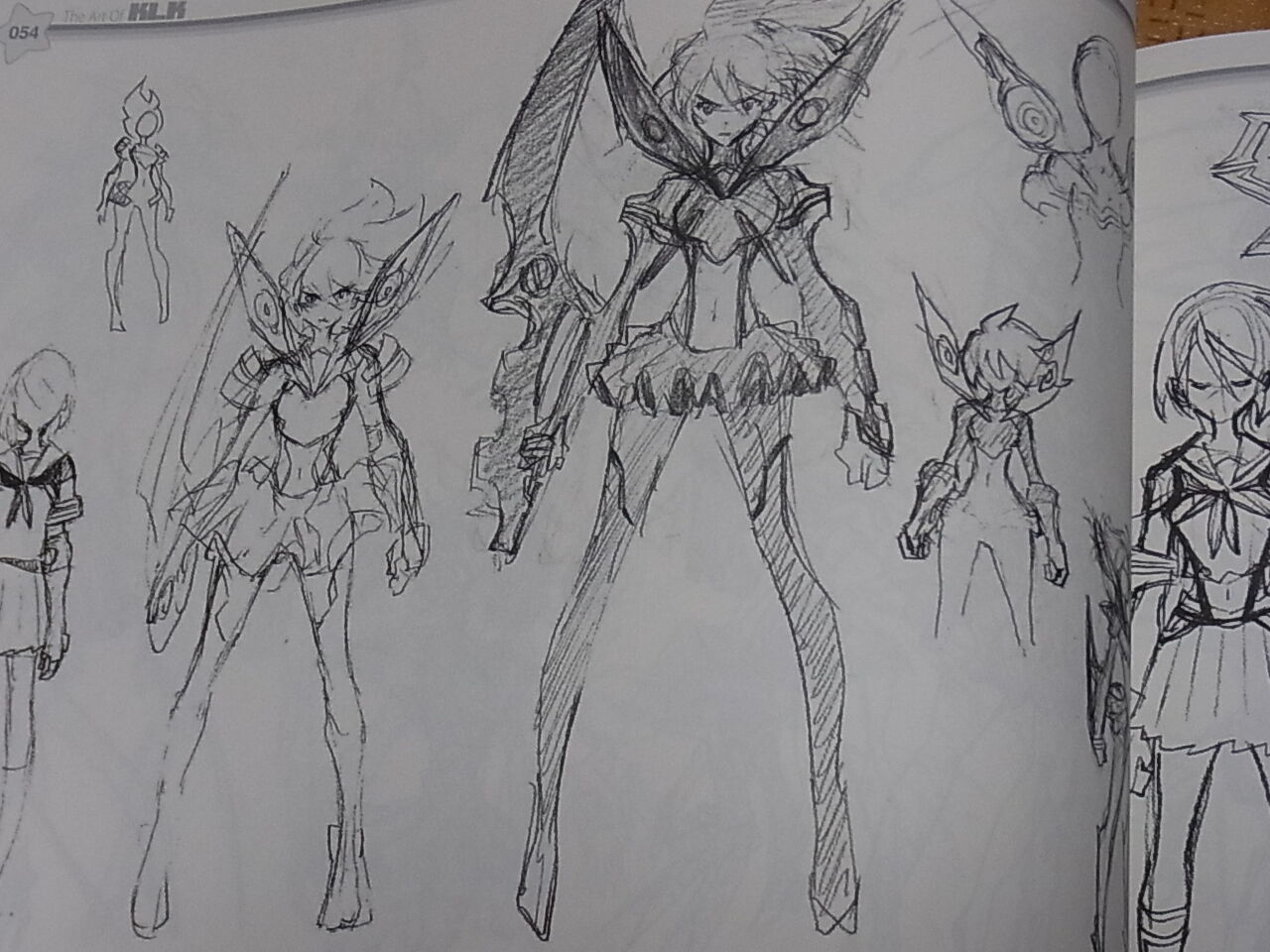 THE ART OF KLK Vol.1 Kill la Kill Design art Book 148page RARE TRIGGER DOUJINSHI 