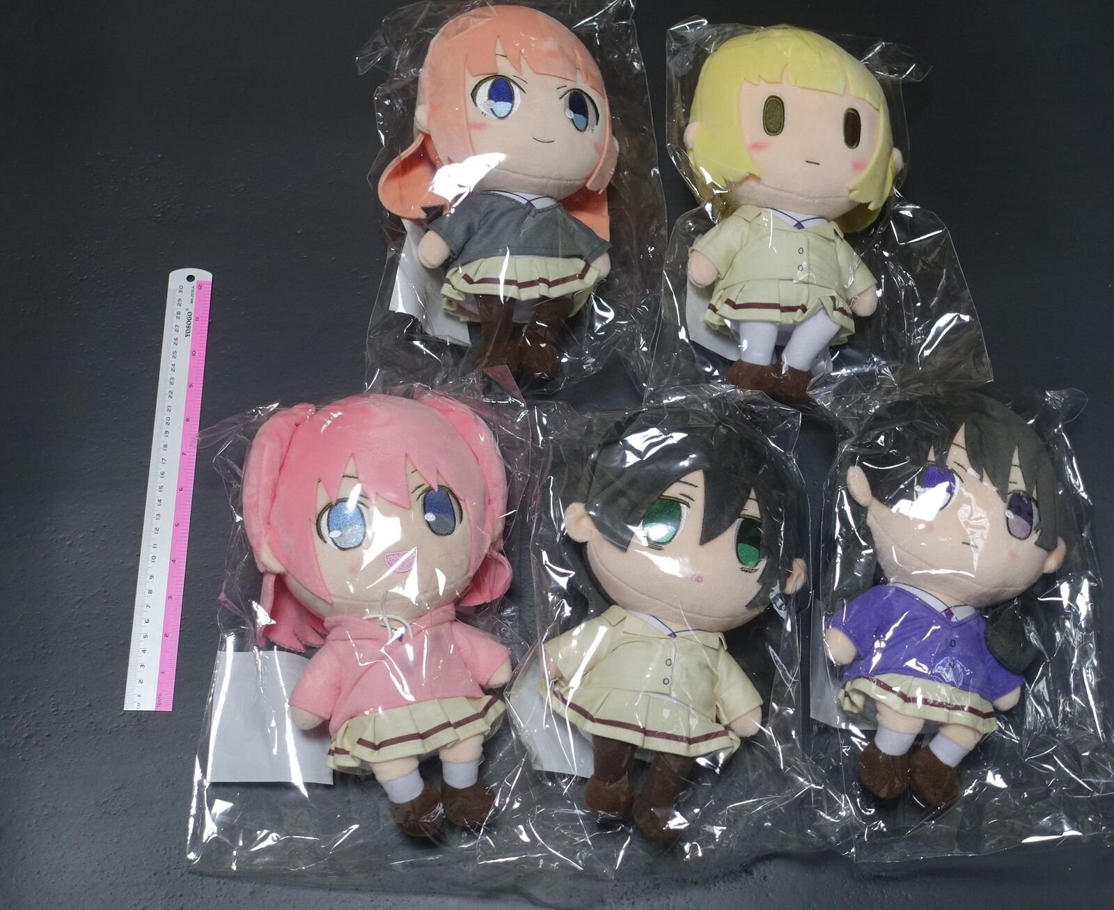 Watamote Plushie Plush Doll 5 Character Complete Set SQUARE ENIX 