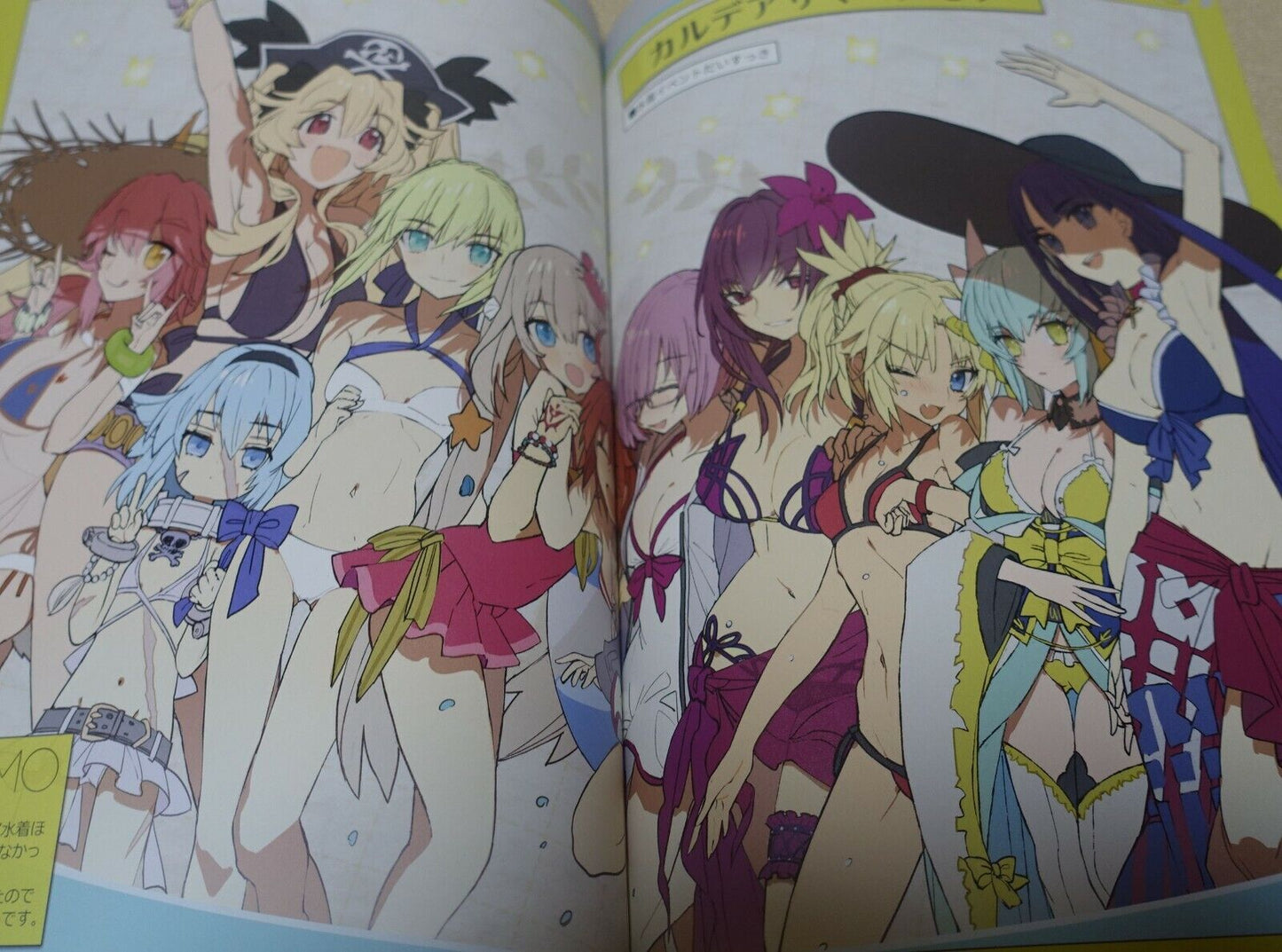 WADA ARCO Fate FGO FAN Color Art Book Fate GO MEMO with PVC Art Sheet C91 
