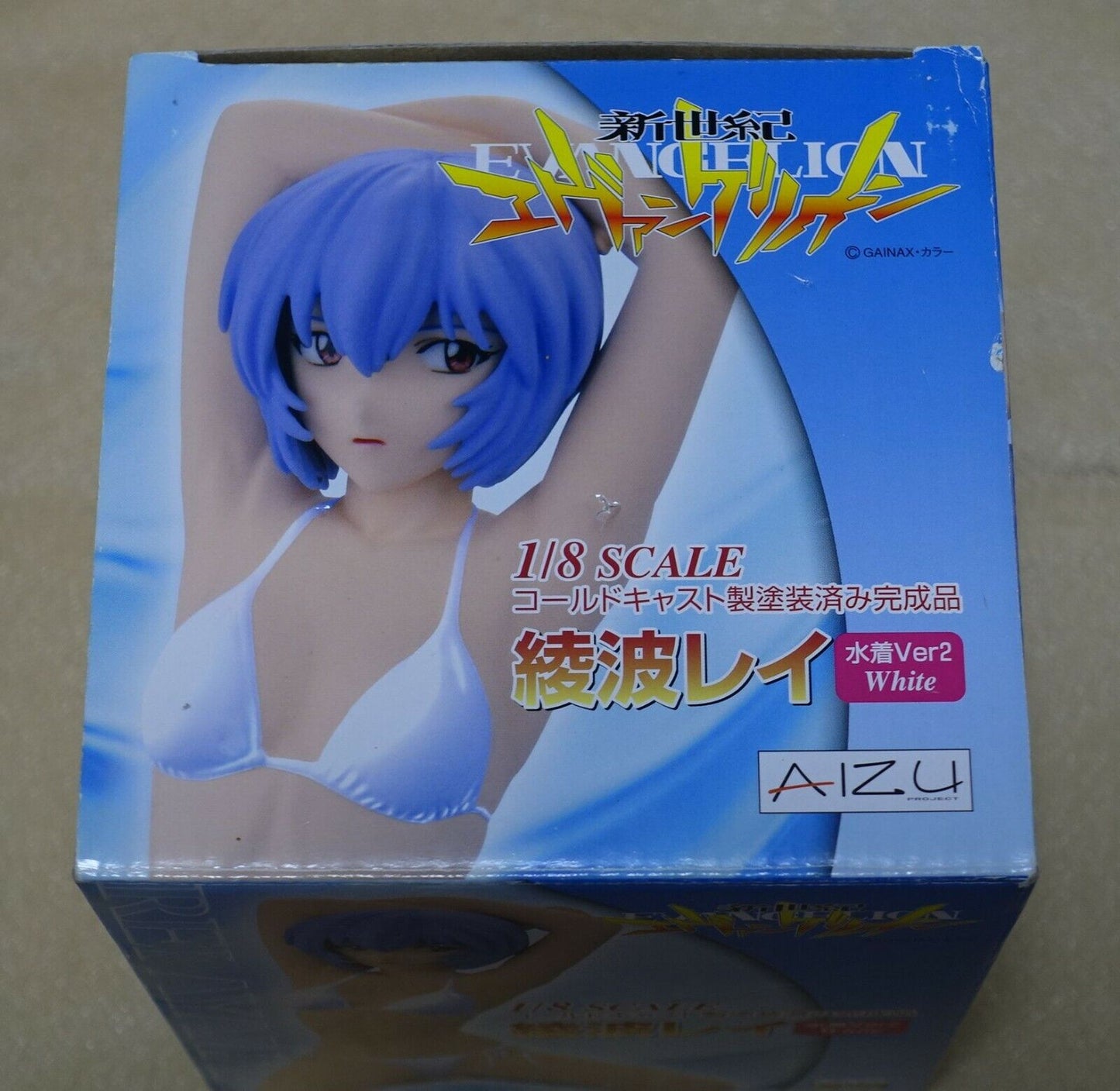 3-7 days AIZU Evangelion Rei Ayanami Cold Casting 1/8 Figure White Bikini Ver 