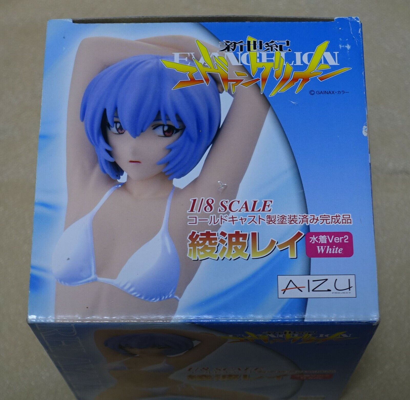 3-7 days AIZU Evangelion Rei Ayanami Cold Casting 1/8 Figure White Bikini Ver 