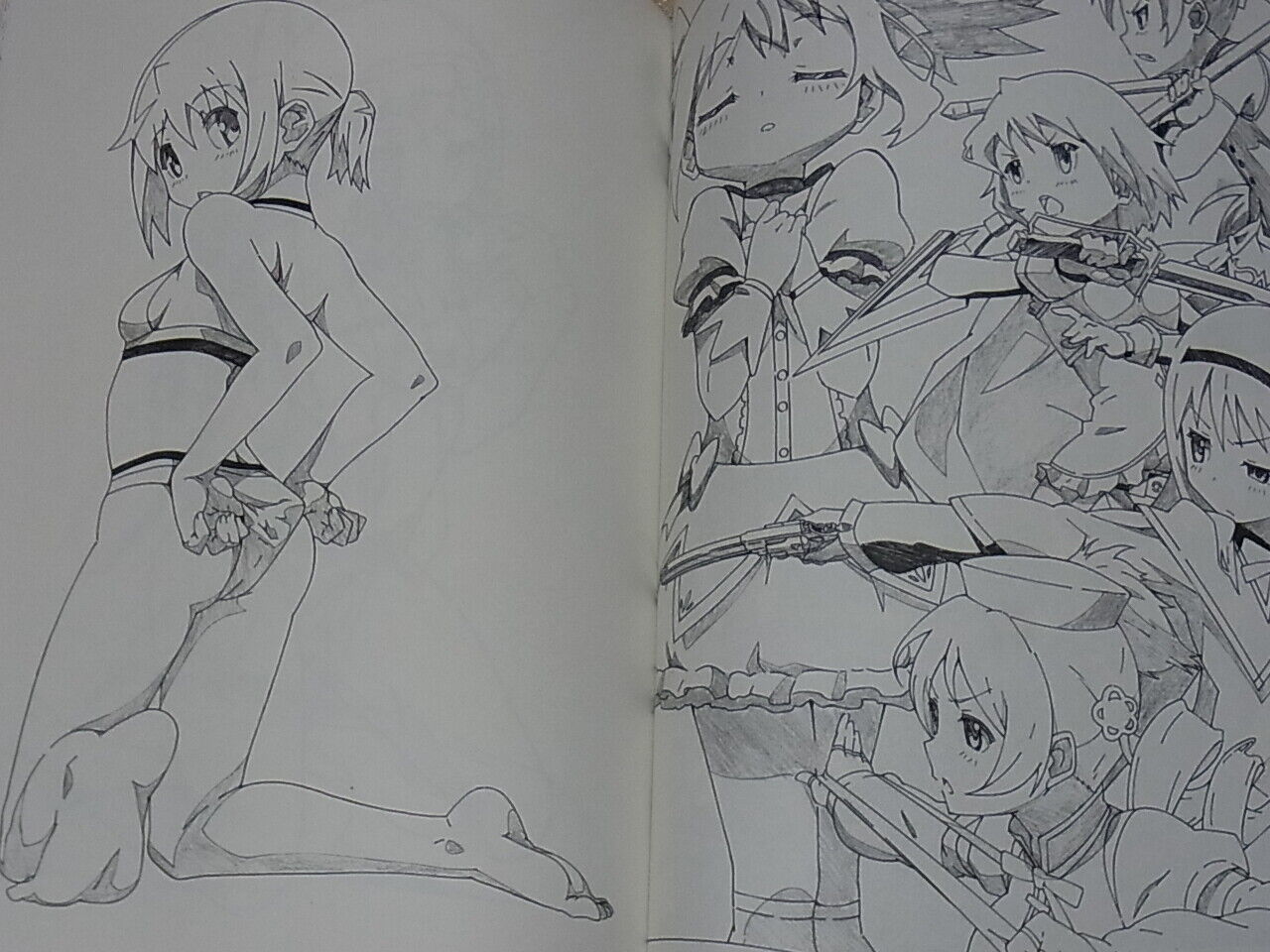 Syuuichi Izeki Animation Illustrators PUELLA MAGI MADOKA Fan Art Book Madomagi 