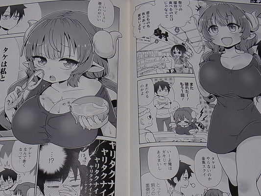 Miss Kobayashi's Dragon Maid Official Fan Doujinshi Together with IRURU C96 