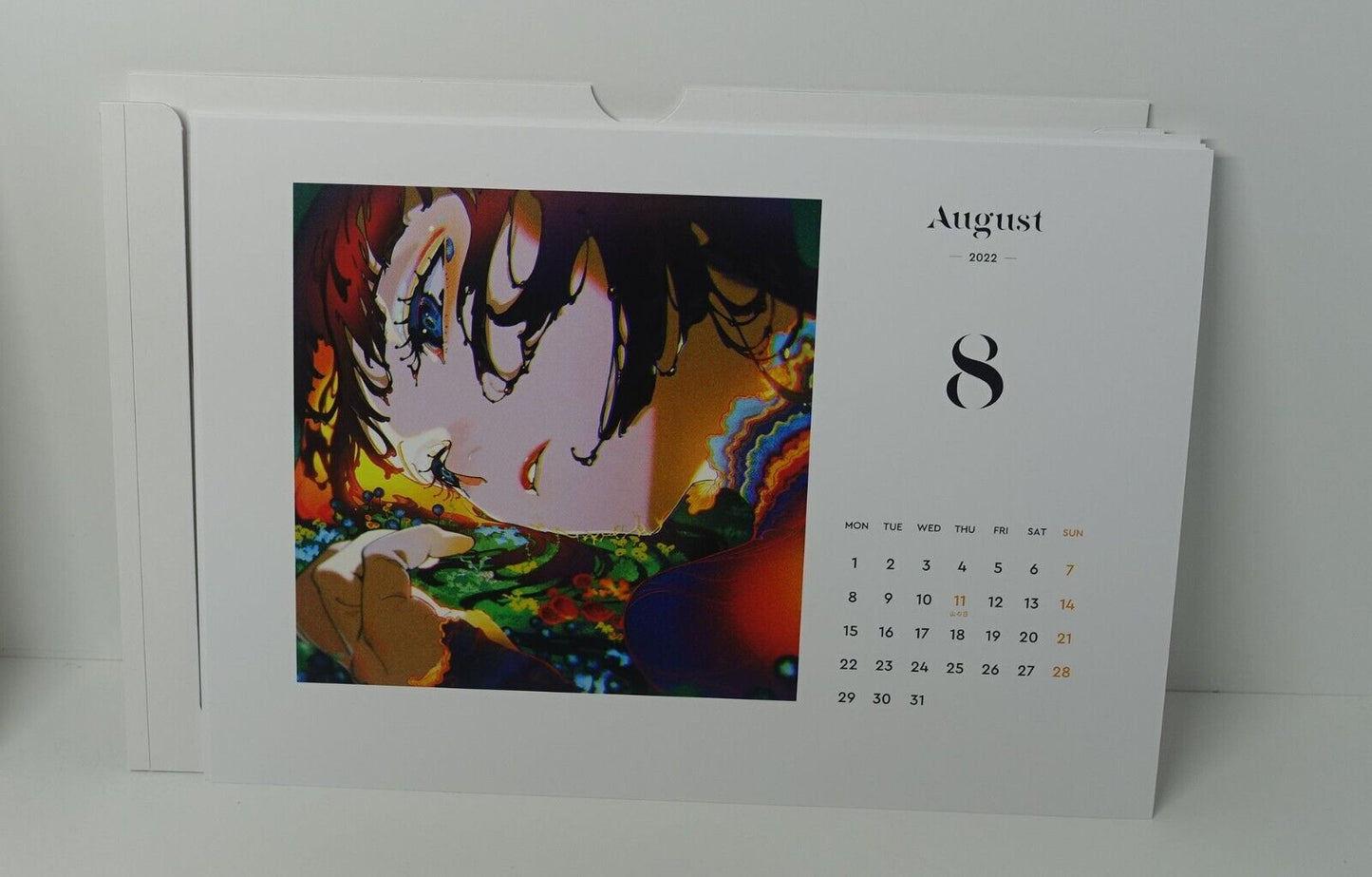 Mai Yoneyama Illustration Art Desk Calendar APR.2022-MAR.2023 