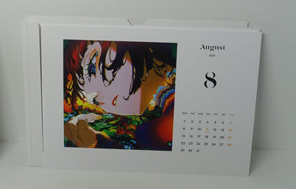 Mai Yoneyama Illustration Art Desk Calendar APR.2022-MAR.2023 