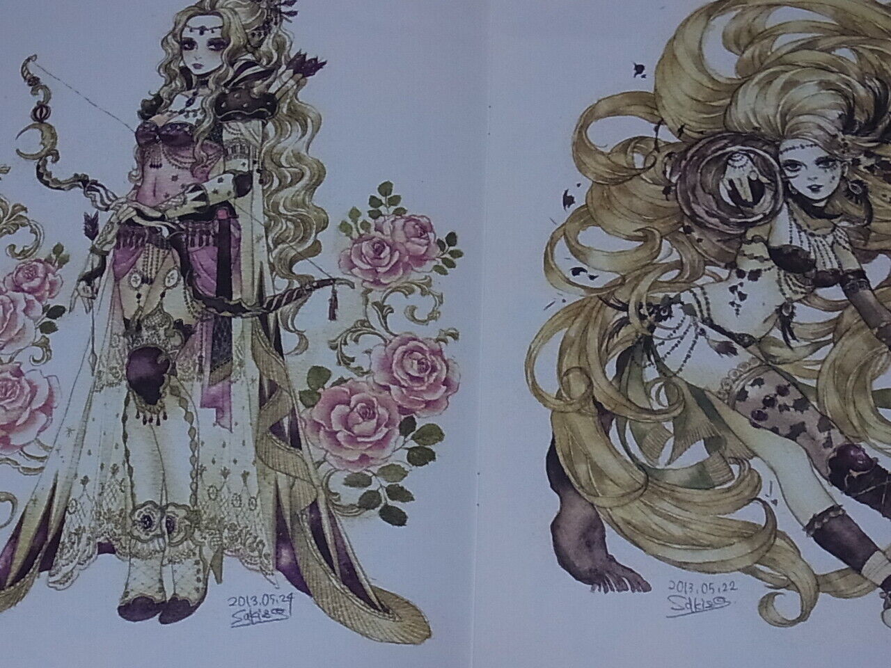 Sakizo SQUARE Color Fan Art Book SFC Final Fantasy Romancing SaGa Legend of Mana 