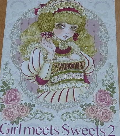 Sakizo Color Art Book girl meets sweets 2 RARE 