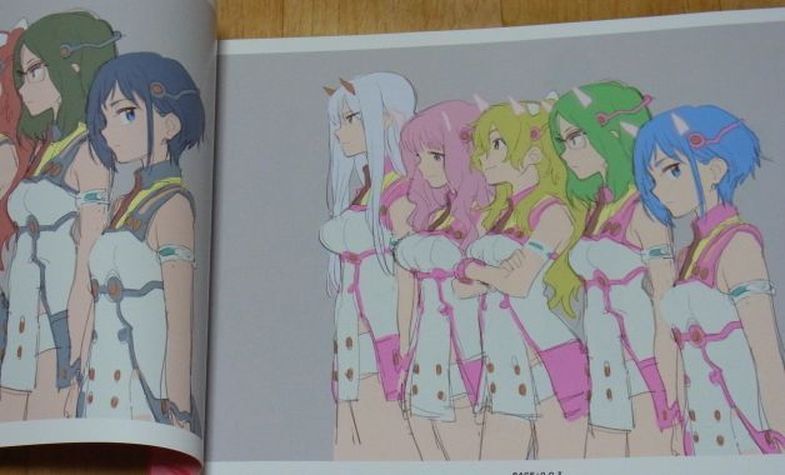 The Art of DIF Vol.X DARLING in the FRANXX Design Art Book 152 page C94 