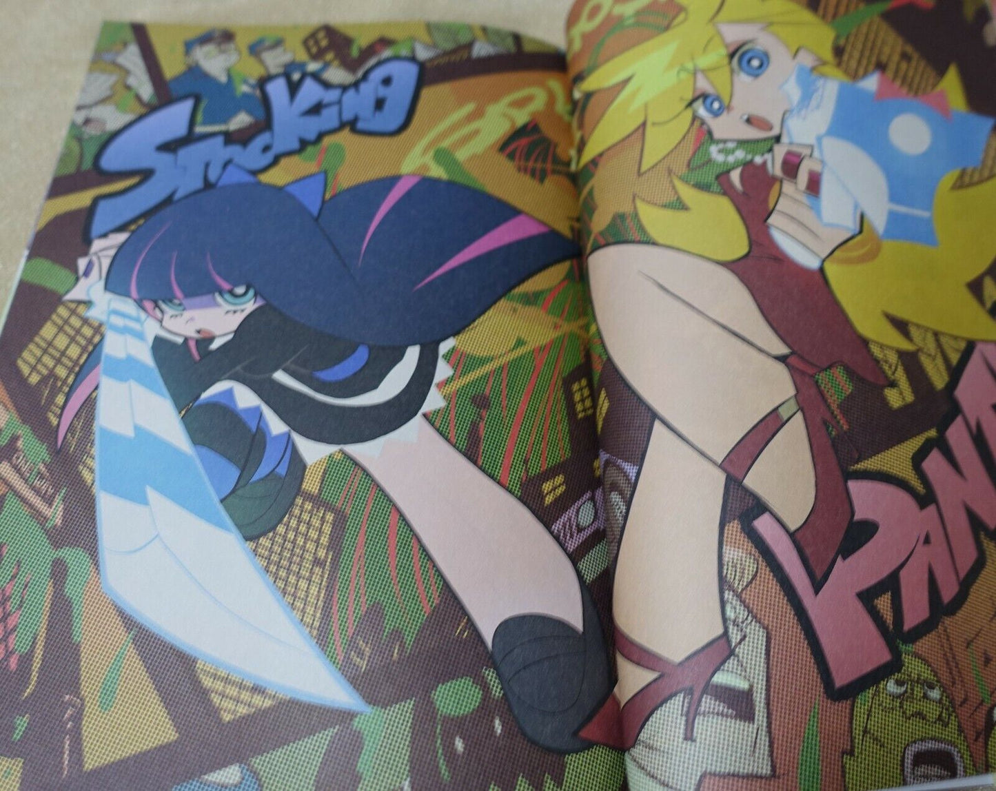 Panty and Stocking Design Data Illustration Art Book DATENCITY PAPARAZZI & 