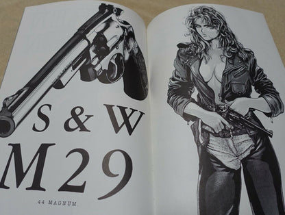 Tsukasa Jun Bullet Illustration Art Book Gun Blue 