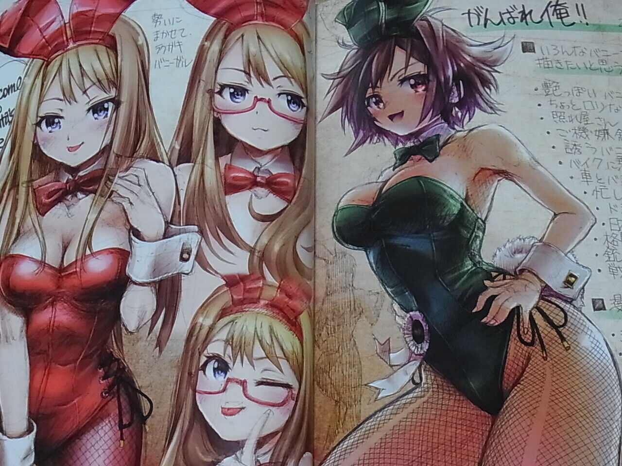 MAGUTA BUNNY GIRL COLOR ART BOOK MAGUTA NOTE4 C-ARTS 