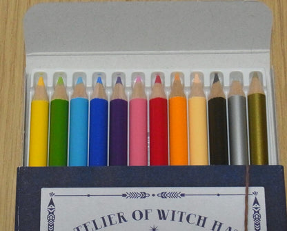 Kamome Shirahama ATELIER OF WITCH HAT 12 Color Pencils 