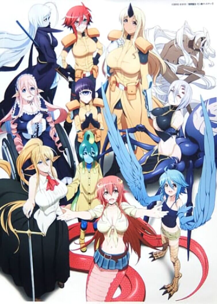 Monster Musume no Iru Nichijou 51 x 72 cm Tapestry Wall Scroll 11 Characters 