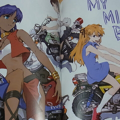 Yoshiyuki Sadamoto Color Art Doujinshi GRAPHITE4 with Clear File Very Rare C95 