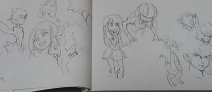 THE ART OF YOH YOSHINARI ROUGH SKETCHES ART BOOK 312page C90 