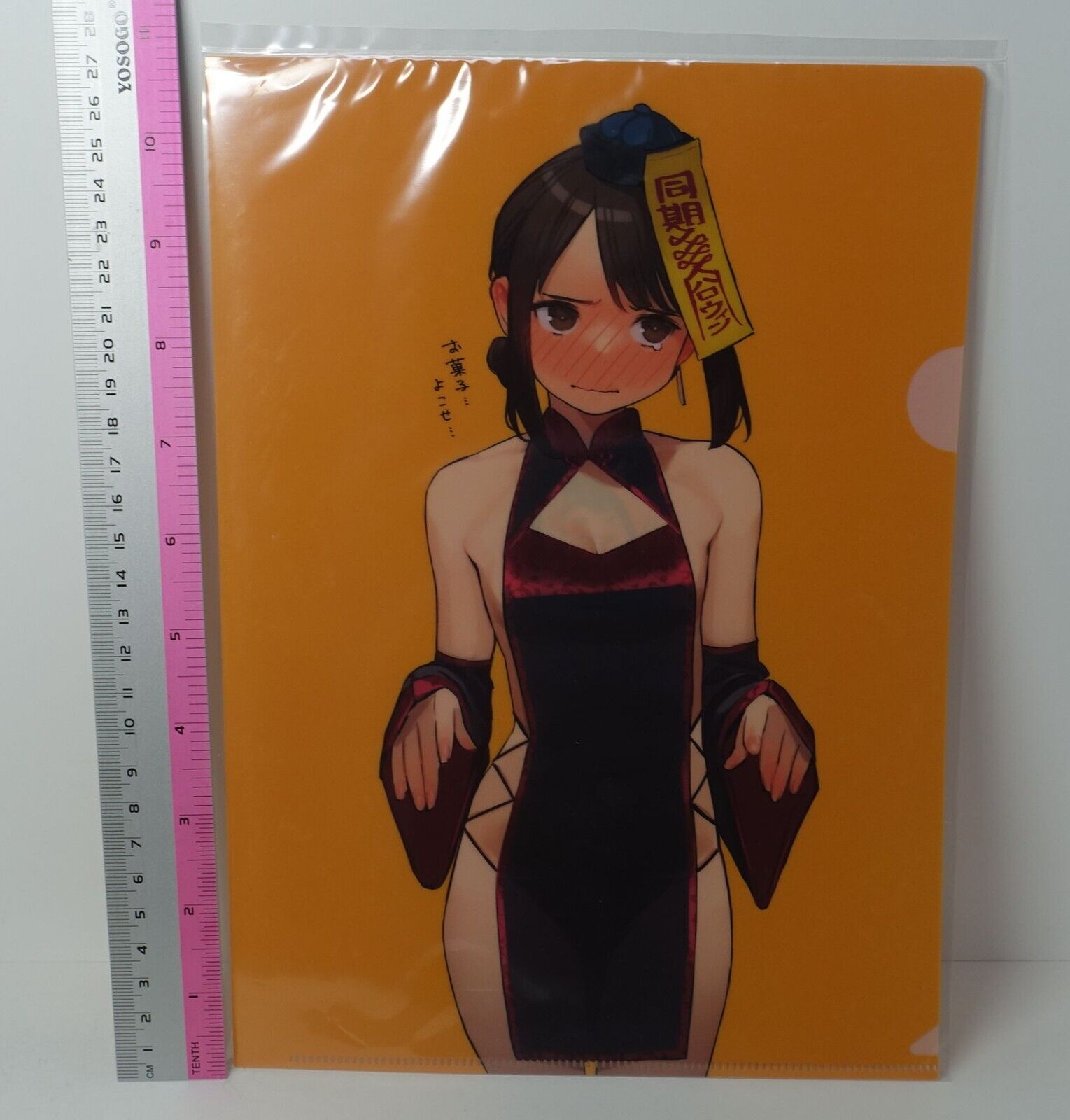 Ganbare Doukichan Doki-chan PVC Art Sheet Clear File Halloween Jiangshi Costume 