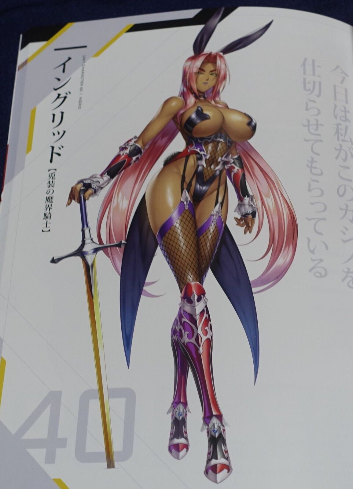 Lilith TAIMANIN RPGX CHARACTER VISUAL ART BOOK Vol.07 ASAGI C101 