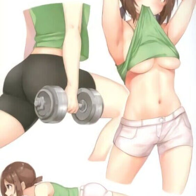 Issho ni Training 1 & 2 Set How to Exercise Illustration Book 