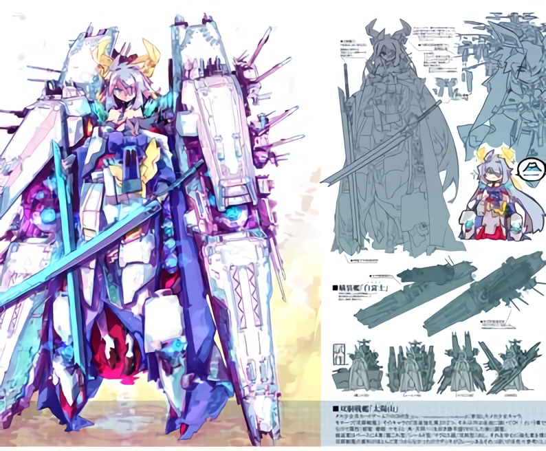 Bukiya Bells Anime Girls & Gundam Mechanic Color Fan Art Book DEZA BORN C98 Pre 