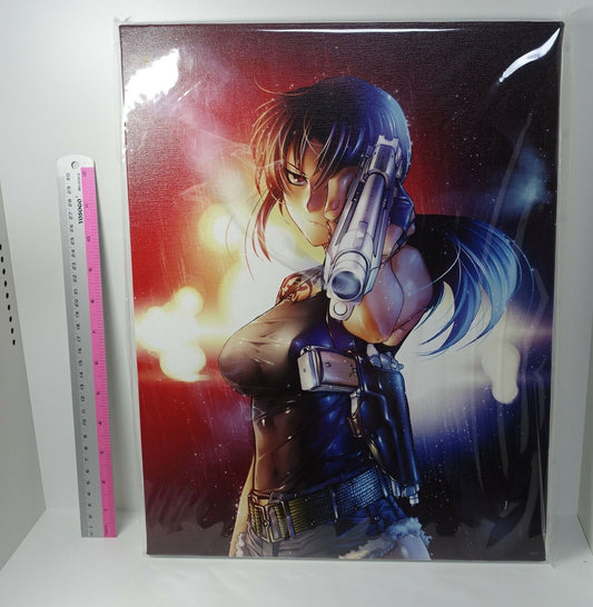 Black Lagoon Exhibition Event item F6 Size Big Campus Art Board Revy , Levi 