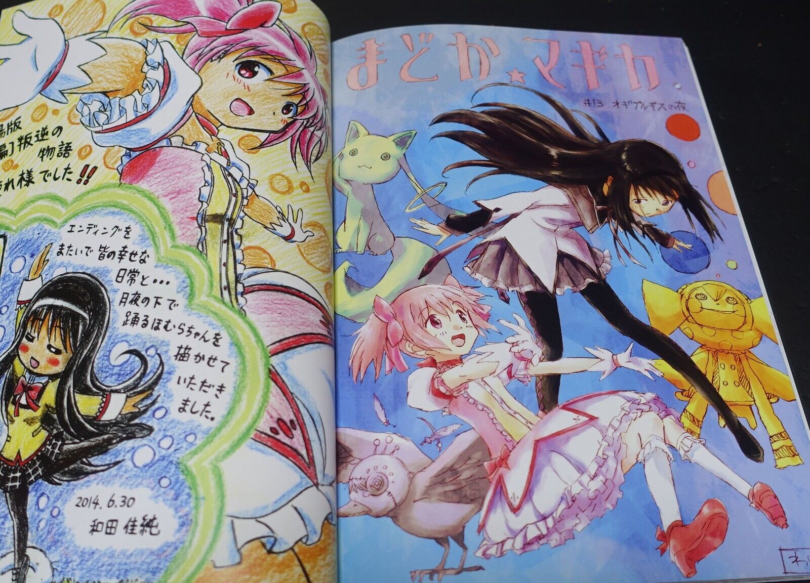 SHAFT PUELLA MAGI MADOKA MAGICA Animation Staff Illustration Art Book RAKUGAKI 