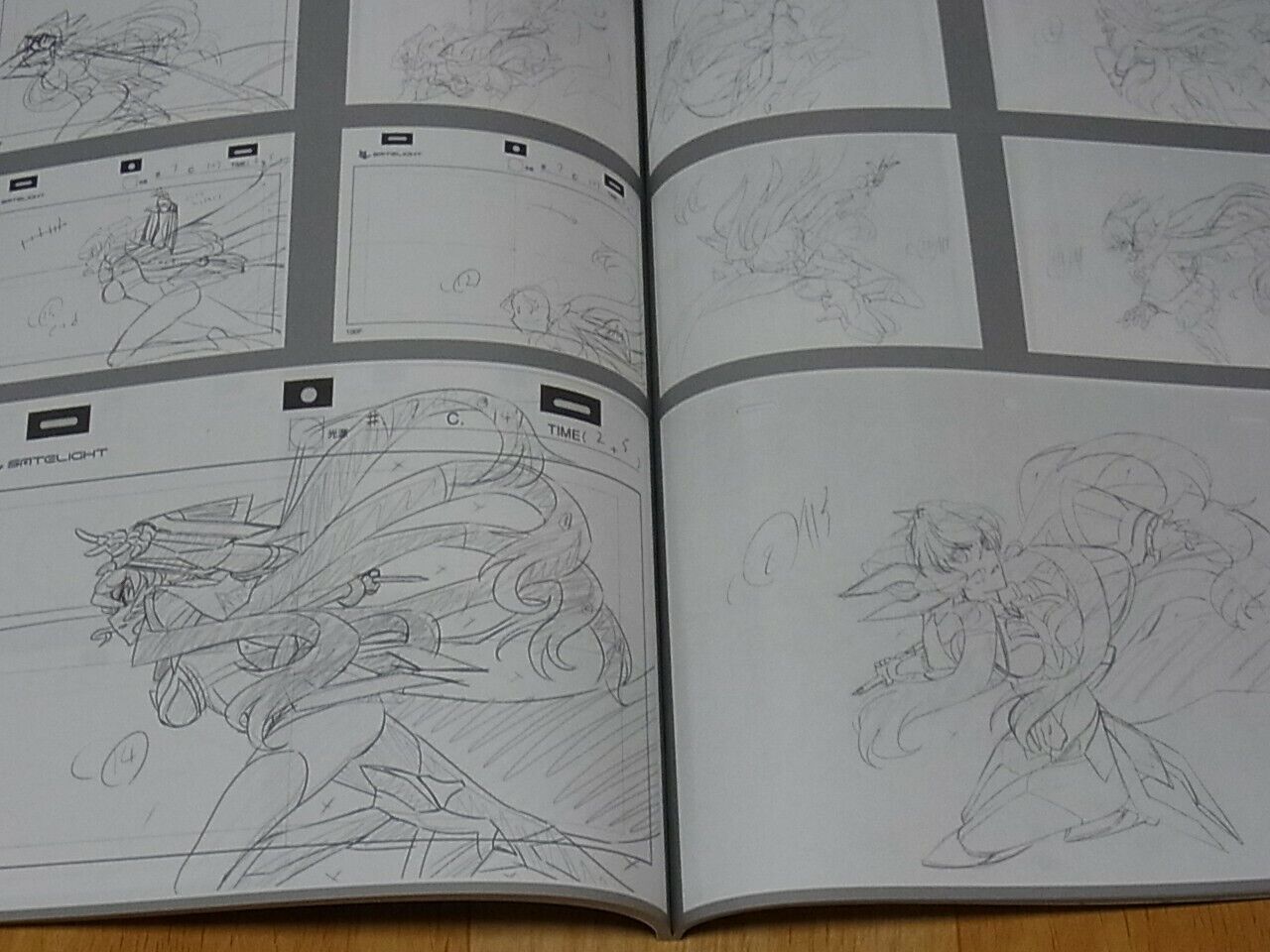 Senki Zesshou Symphogear Key Frame Art Collection Doujinshi Hanyu Rough 01 