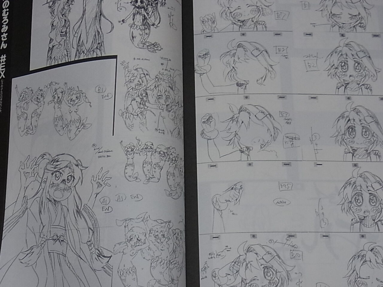 Namiuchigiwa no Muromi San Key Frame Art & Staff Illustration Doujnshi MUROMI 