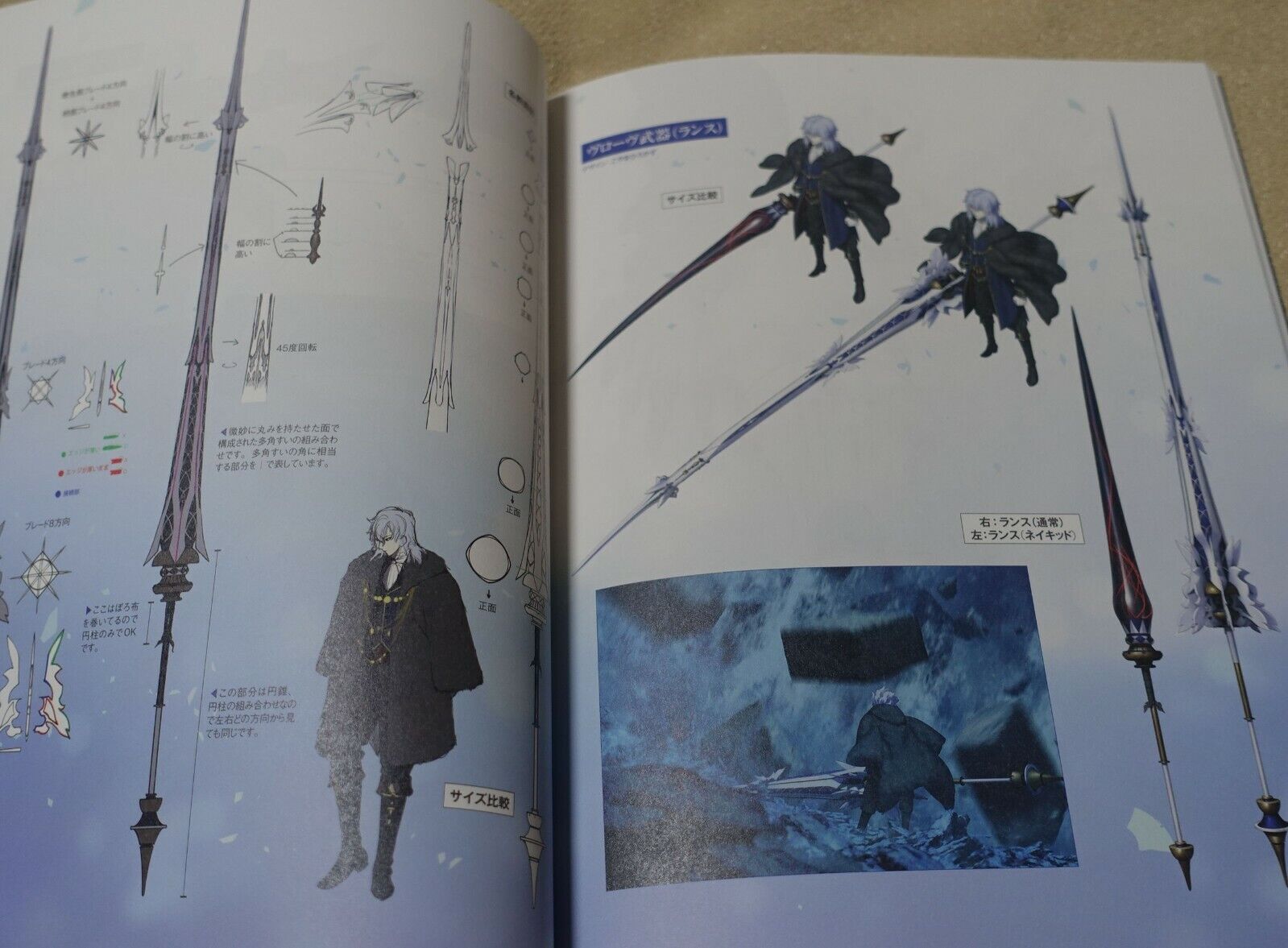Tsukihime A piece of blue glass moon Staff Book & Setting Art Book 