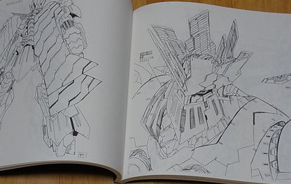 MAZINGER Z INFINITY Movie Character & Mechanic Setting Art Book 206page 