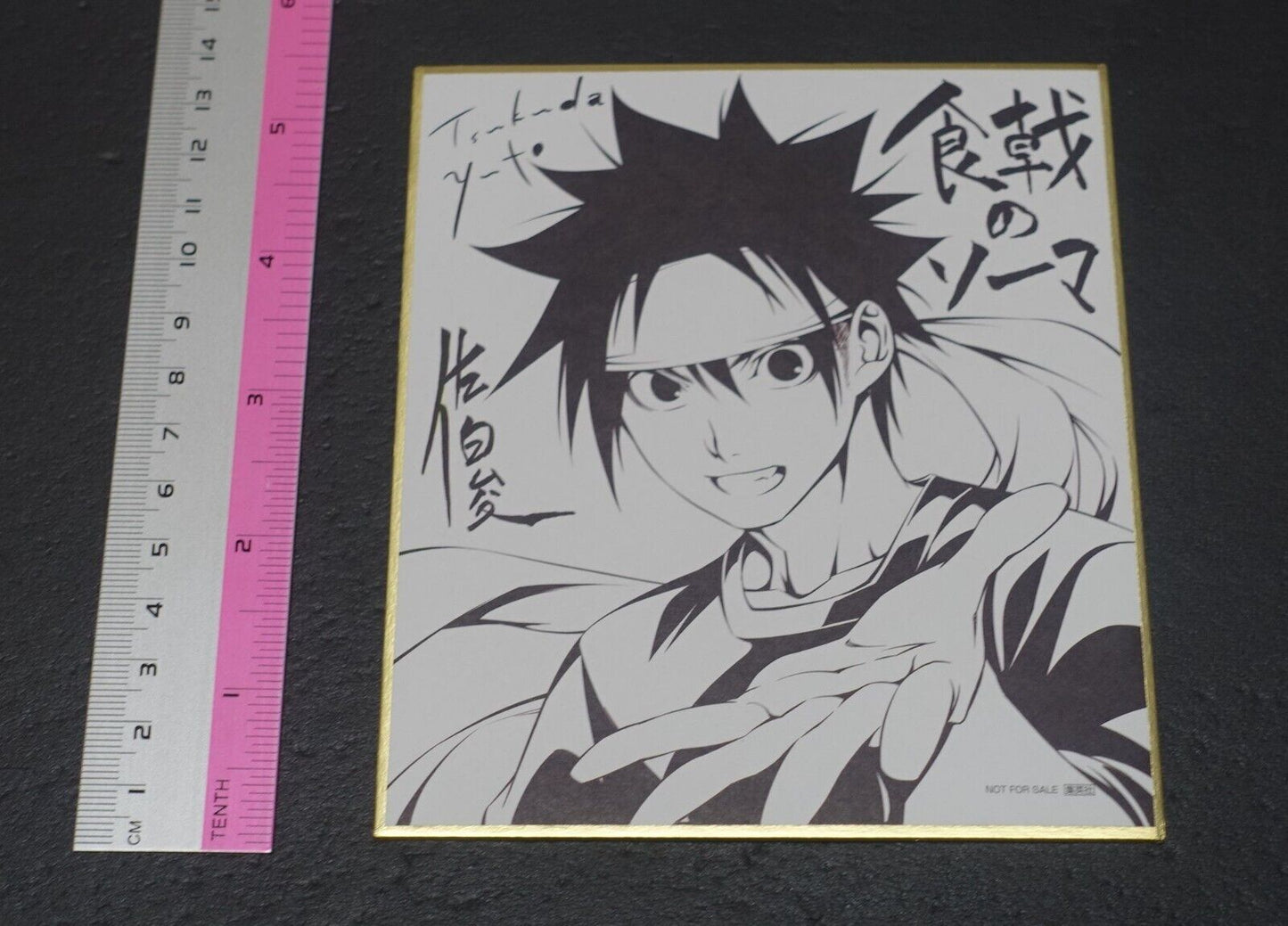Shun Saeki Food Wars! Shokugeki no Soma Printed Shikishi Art Board Soma Yukihira 