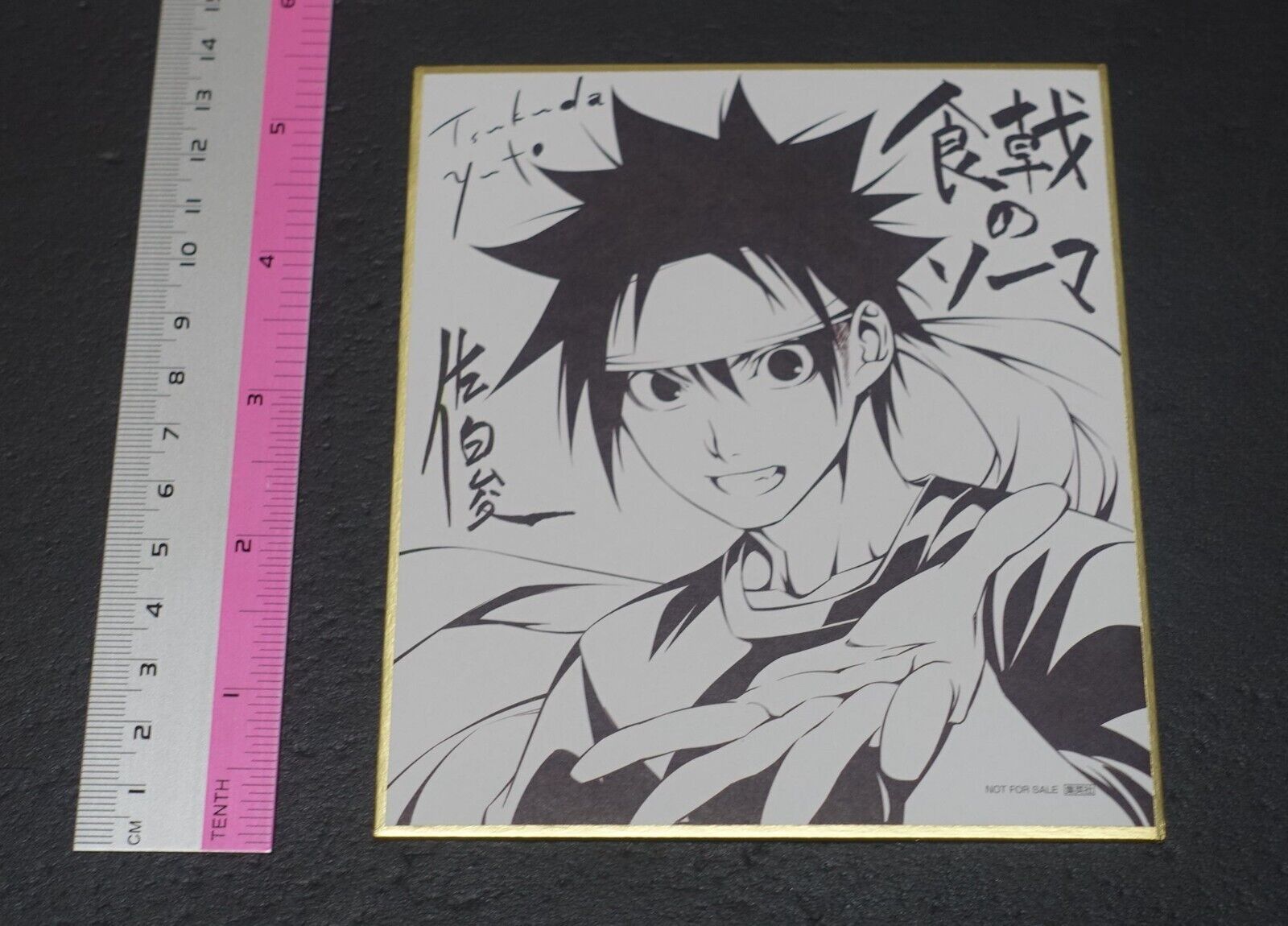Shun Saeki Food Wars! Shokugeki no Soma Printed Shikishi Art Board Soma Yukihira 