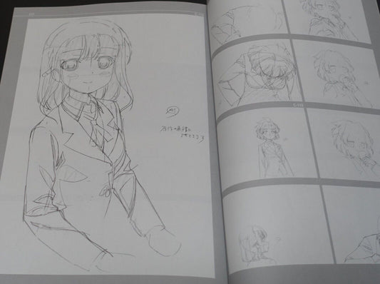 Masakatsu Sasaki Animation Key Frame Art Work Book 8 - Saki - 228page 