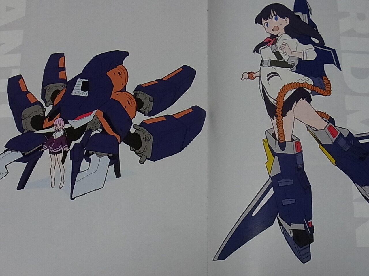 UNITOYS SSSS.GRIDMAN Fan Art Book Rikka & Akane Robot Costume Play 