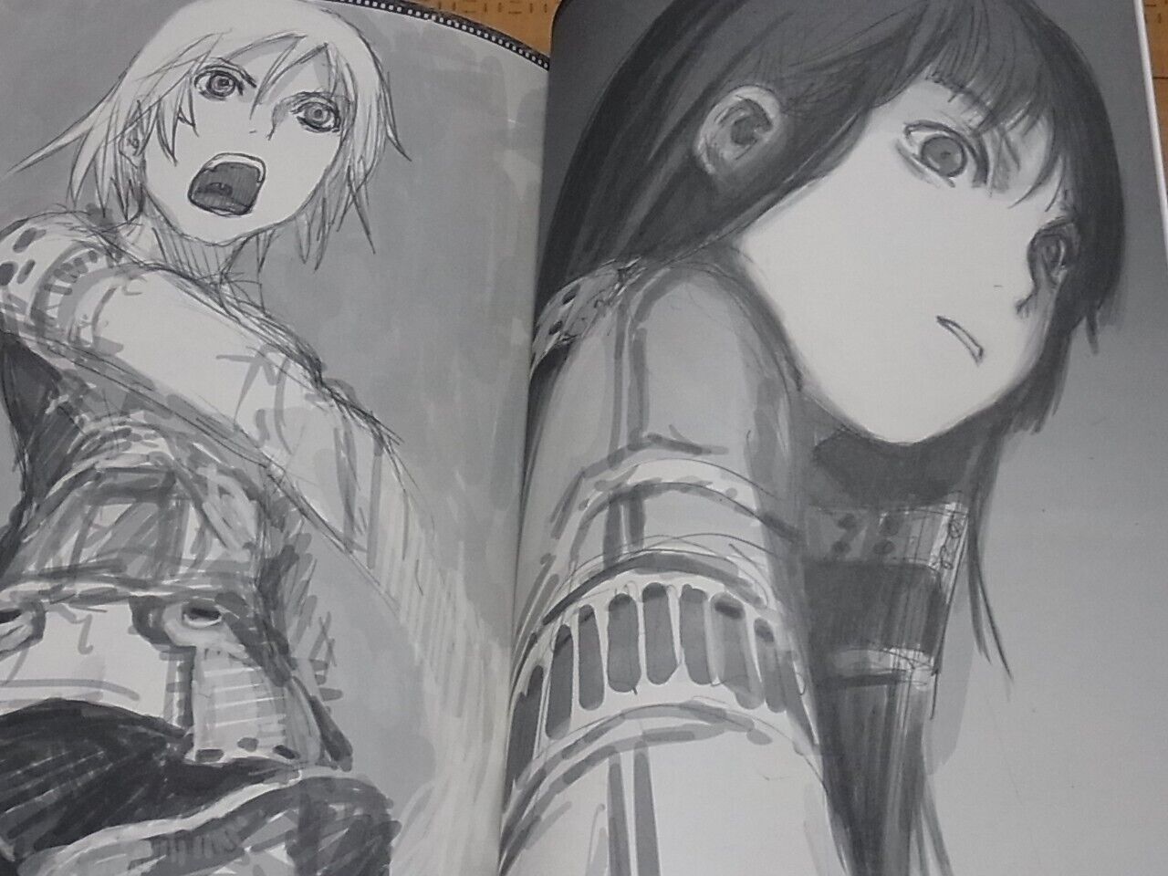 Yoshitoshi Abe Illustration Art Book doodles 