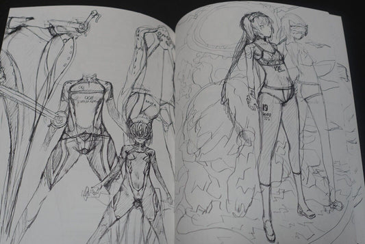 Ugetsu Hakua yellow tag Art Book NAVIGATOR SCRIPT 