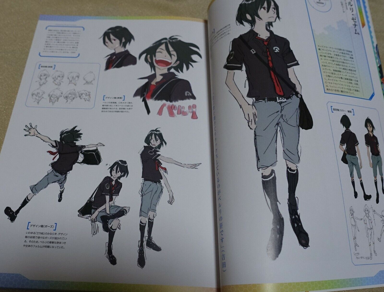 Kenichi Yoshida Gundam Reconguista in G Character Design Art Work Book 112 page 