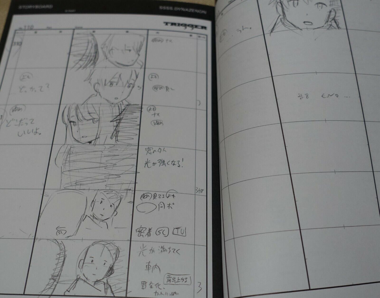 SSSS.DYNAZENON STORY BOARD ART BOOK Vol.8 GRIDMAN STORYBOARD 
