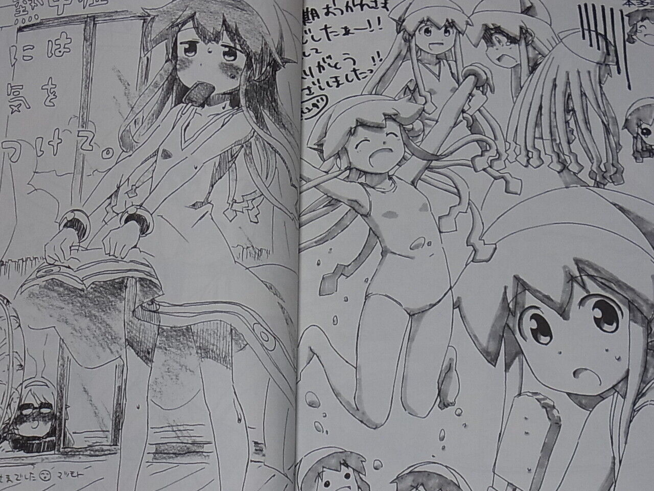 Albatross Shinryaku! Ika Musume Squid Girl Animation Key Frame Art Work 2 