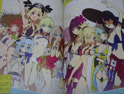 WADA ARCO RCOWADA Fate Grand Order FGO Color Fan Art Book GOMEMO1-4 Set 