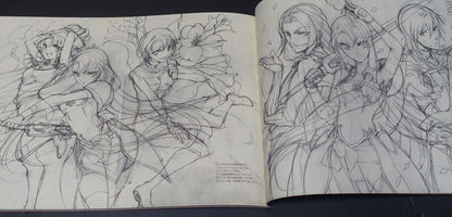 Saori Toyota The Legend of the Legendary Heroes Character Designer's Pen Drawing 