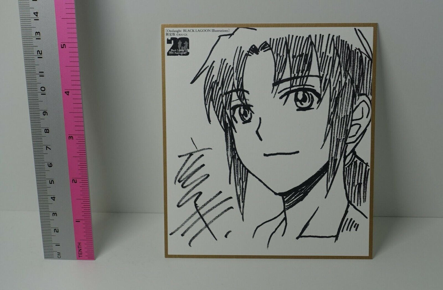 Black Lagoon Exhibition Event item Rei Hiroe Print Shikishi Art Card 5 Character 