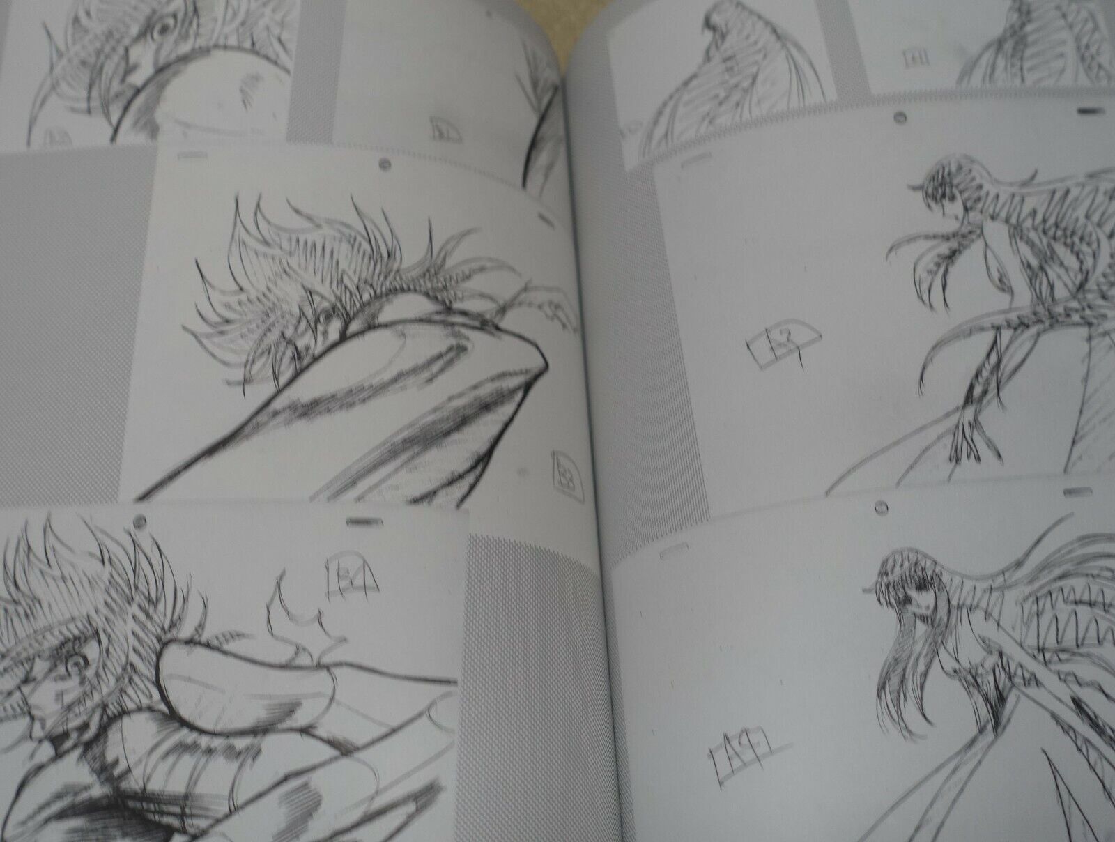 Takeshi Morita Animation Key Frame Art Book Precure Saint Seiya etc 