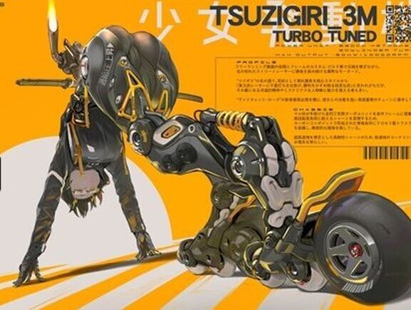 AF_KURO Original Color Art Book MOTOERD_GIRL testbed ver.1.10T 