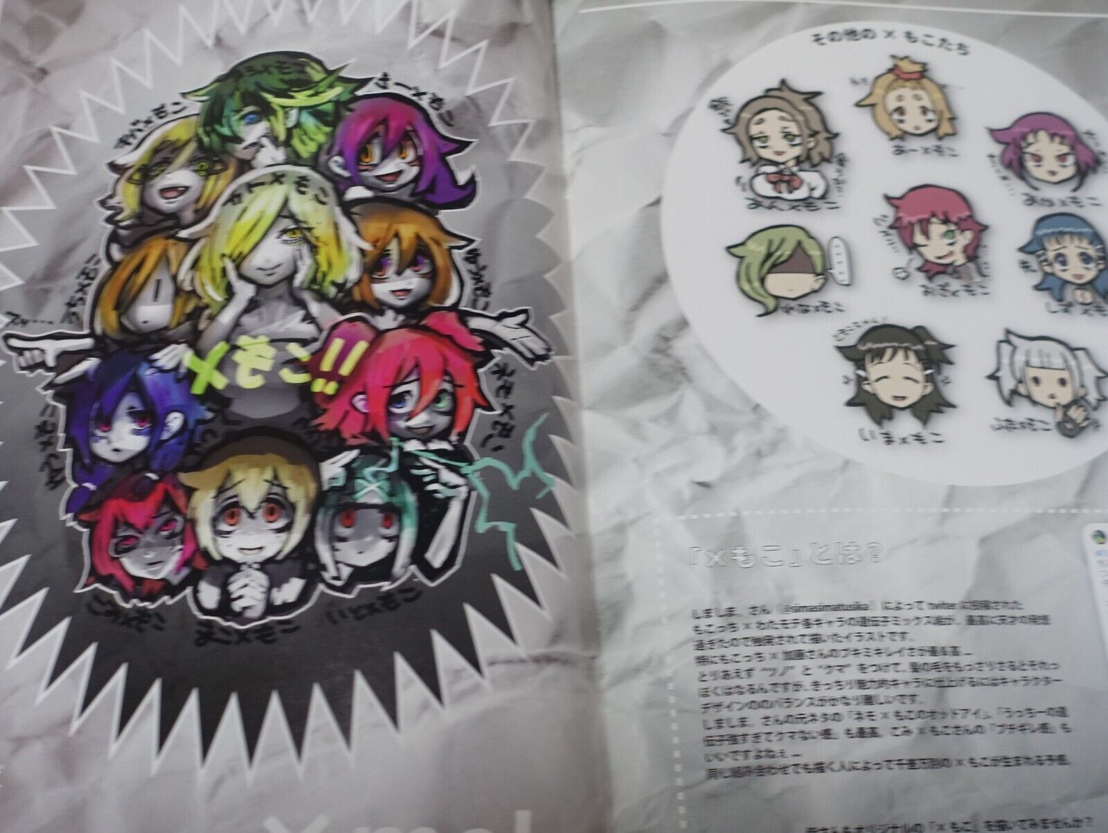 Hi-tec0.3mm Watamote Fan Art Book reconstituted Illustration Book!! 2 Set 