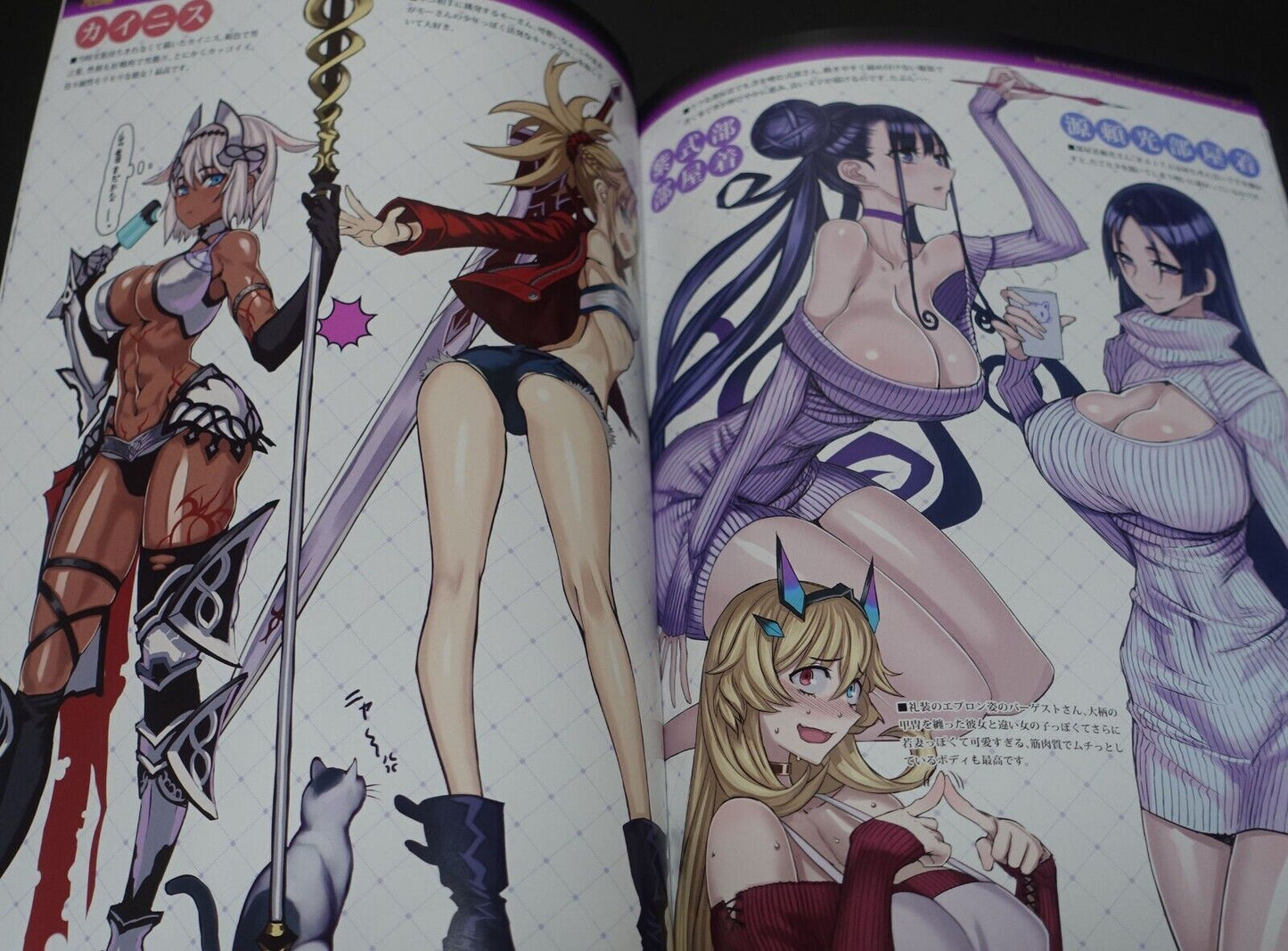 Honjou Raita Fate FGO Designer's Fan Art Book Rakugaki hon 1-4 Set Raikou Shuten 