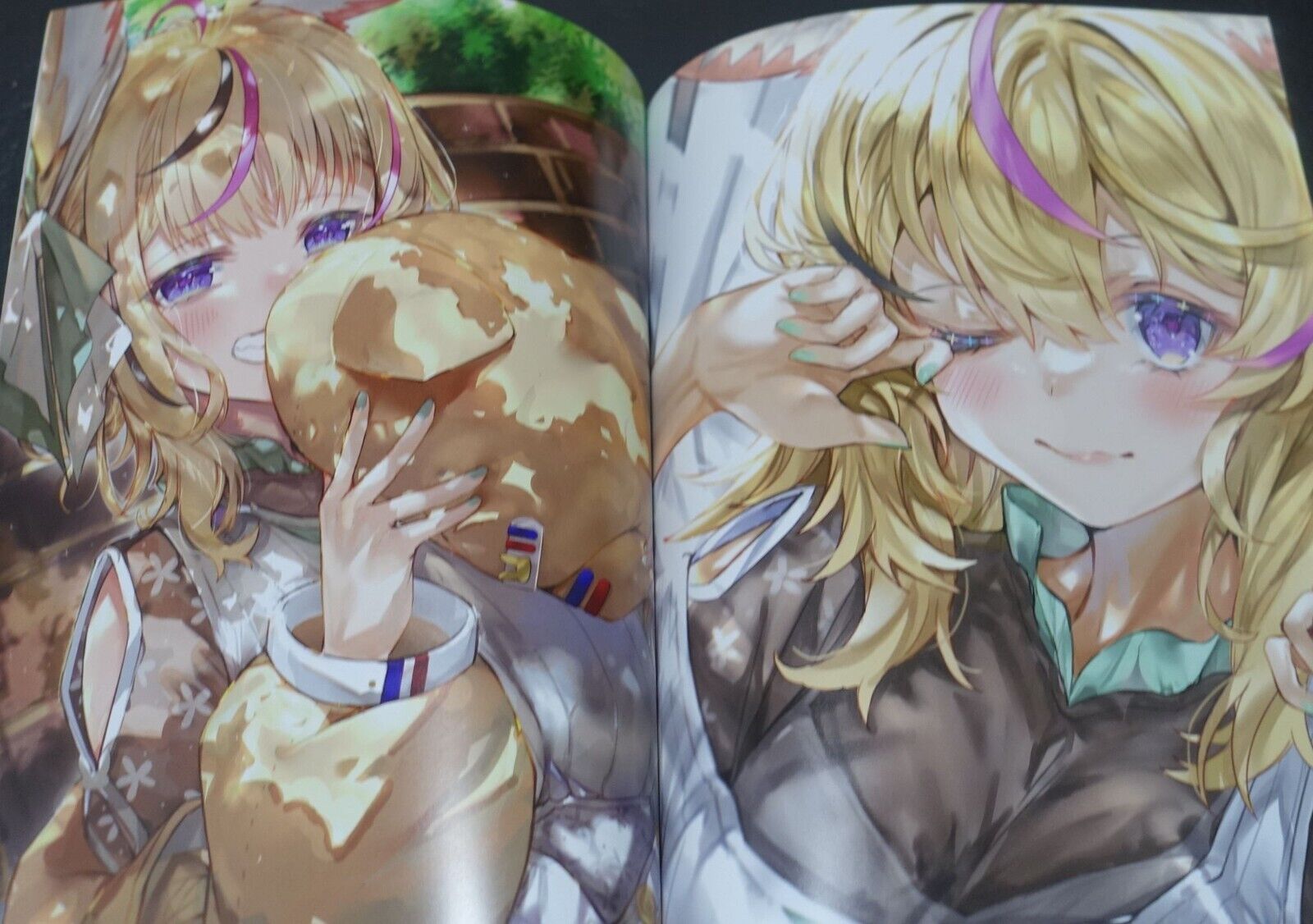 Traco Strawberry VTuver Hololive Fan Art Book polka sketch 1 