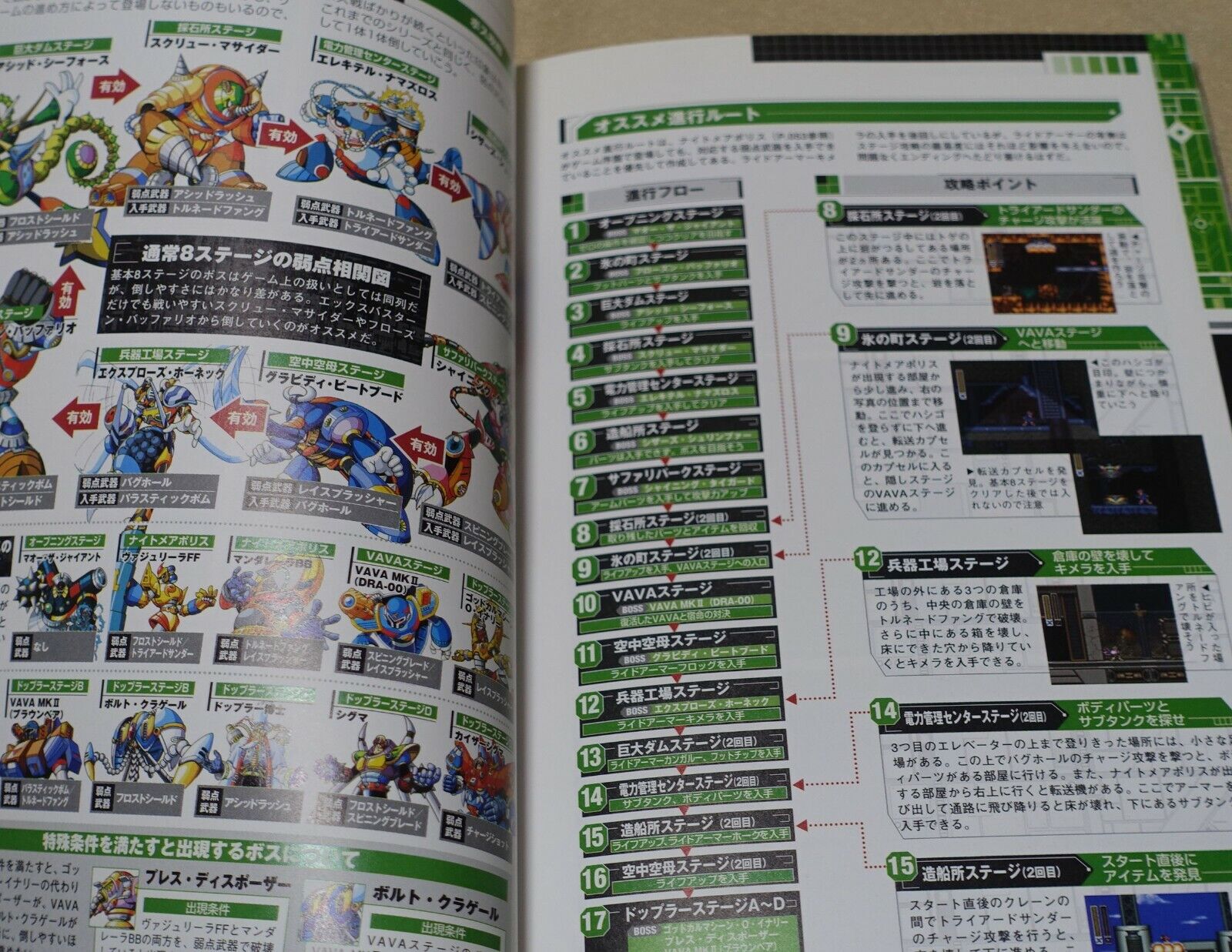Rock Man Mega Man Date Setting Book Compendium of Rockman X 
